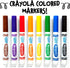 Crayola Washable Markers - Black (12ct), Kids Broad Line Markers for Classrooms & Teachers