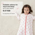 6-12 100% 2-Way 2 Pack 0.5 Unnivoll Baby Sleep Sack Months Cotton Long Sleeve Wearable Blanket Baby Sleep Bag