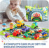 1 Bag)|12 12-18 1-2|First 1 2 3 bessome Soft Rubber Toy Figure Car for Year Old Boy with Playmat (Storage PCS Cartoon