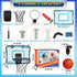Indoor Basketball Hoop with LED Lights, Mini Basketball Toys for Kids 5-10+ Years, Over The Door with Scoreboard