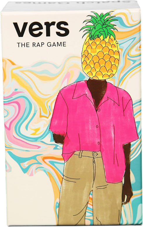 Vers: The Rap Game - Party Game for Creative Young Adults, Freestyle Rap Lovers, and College Parties