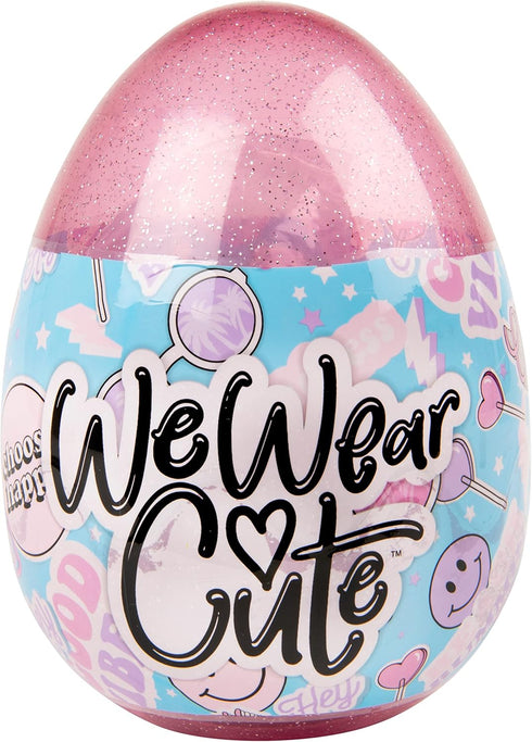 We Wear Cute, 100-Piece Surprise Puzzle in Egg Easter Basket Stuffer with TikTok YouTube Stickers for Kids & Teens