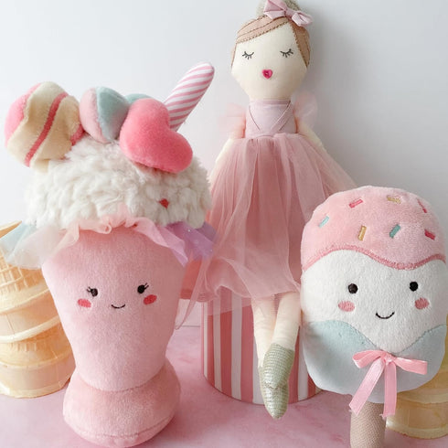 8-Inch MON AMI Sweet Treat Milkshake Food Plush Toy for Boys & Girls | Cute Dessert Stuffed Toy | Playroom Dcor Accent