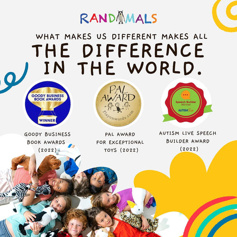 Randimals Plush Toy Stuffed Animal Mix - Horse & Duck Hybrid Stuffed Animals for Girls & Boys - Huggable & Soft Animal
