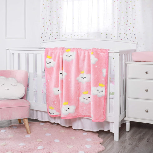 TILLYOU Toddler Blanket for for Boys Girls, Flannel Fuzzy Baby Blanket for Boys Girls, 40x50 Inches, Pink Cloud by TILLYOU
