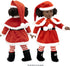 Eimmie 18 Inch Sets 18 Playtime by Doll Clothes and Accessories - Christmas Holiday Dress with Matching Santa Hat
