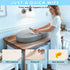 Baby Diaper Changing Pad, Wipeable Baby Changing Pad for Dresser, Contoured Waterproof Changing Pad with PU Cover