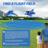 ANTSIR Remote Control Plane F-22 Raptor - 2.4Ghz Smart Gyroscope RC Airplane with Light Strip, Red