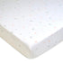 TL Care Fitted Crib Sheet 28" x 52", Soft Breathable 100% Cotton Jersey, Pink Stars and Moon, Fits Crib & Toddler Bed