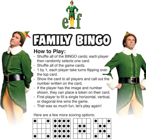 AQUARIUS Elf Family Bingo Game