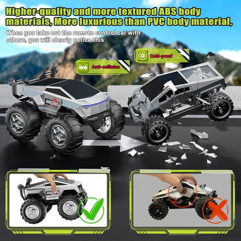 1:16 4WD Pickup,TIME4DEALS 2.4GHz 360 6 7 8 9 10 11 12+ RC Truck Remote Control Car, Waterproof Amphibious RC Car All
