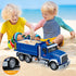 SpringFlower Large Dump Truck Toy for Boys Age 3-7, Truck Toy with Sound and Light, Birthday Gifts for Indoor & Outdoor