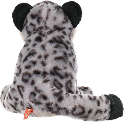 12 inches, Wild Republic Snow Leopard, Cuddlekins, Stuffed Animal, Gift for Kids, Plush Toy, Fill is Spun Recycled