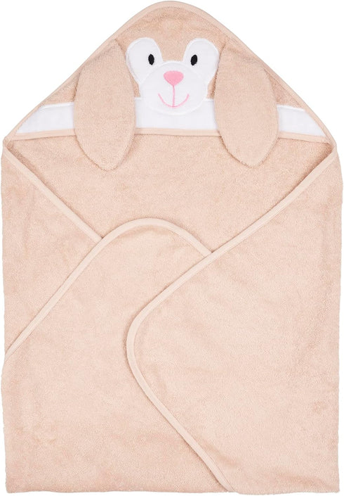 Riff Raff Friendly Bunny Hooded Towel - Premium Cotton Baby Towel with