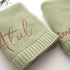 Monogrammed Rosanbella Personalized Baby Blanket - Custom Knit with Embroidery, Baby Name Blanket | Perfect for Baby