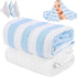 Muslin Baby Bath Towel Set - 100% Organic Cotton 5-Piece Set (2