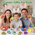 12 Pack OCHIDO Easter Eggs Filled with Die-Cast Cars, Prefilled Easter Eggs with Toys Inside for Kids Easter Basket