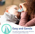 Talbot's Dr. Nasal Aspirator for Babies - Silicone - with Storage Case - Blue Elephant