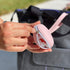 Ali+Oli BPA-Free Silicone Pacifier Holder Case (1-pk), Diaper Bag Accessory for Newborn Travel Baby Pacifier Pouch,