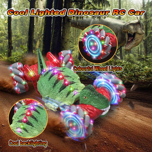 Kids2.4GHz Car4WD 3 4 5 6 7 OSIMILY Remote Control CarDinosaur Toys car for LED Gesture Sensing RC Rotation RC Stunt