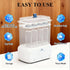 Mammy 3-in-1 6 68 Bunny Baby Bottle Sterilizer and Dryer Smart Modes with Fast Drying, Food Warmer & Storage Fits