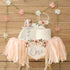 DCJHFJ Wildflower 1st High Chair Banner Birthday Party Decorations for Girl Light