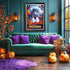 1000 27.5 19.7 inch Halloween Little Devil Piece Puzzles, Hard Challenge Art Jigsaw Puzzles, for Gifts Birthday Party