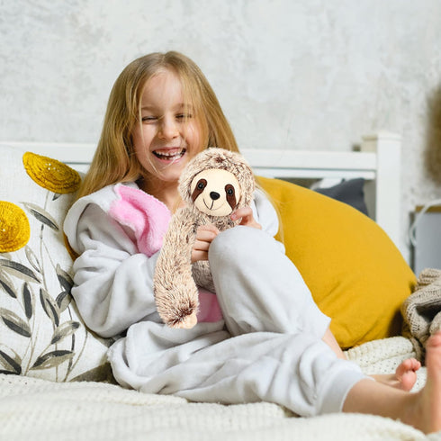 Easfan 17'' Sloth Stuffed Animal, Realistic Cute Plush Toy for Kids Birthday