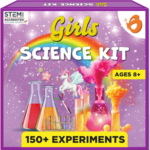 ButterflyEduFields 150+ Girls Science Kit for Kids Age 8-12, Fun STEM Learning and Educational Toys