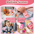 2 3 7-in-1 2-4, Toddler Girl Truck Toys for Year Old Girl Birthday Gifts, Pink Princess Car Transport Carrier Trucks