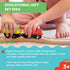 Set 75-Pieces Wooden Train with Play Mat for Kids - Including Deluxe Wood Tracks, Trains, Cars, Boats, and Accessories