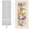 Woodoulogy Hanging Stuffed Animal Storage, Over Door Large Plush Toy Organizer with