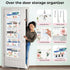 Closet 5-Tier Clastyle Flower Over the Door Organizer Leaf Nursery Hanging Storage Organizer for Women Girls Clothes