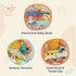 B. toys - B. baby Interactive Soft Baby Book - Rainbow Sunshine Cloth Book for Babies with Sensory Features