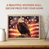 500 19x12.6 Reouinty Wooden Puzzle for Adults Pieces, Star Eagle Wood Jigsaw Puzzles, Beautiful Wall Decor. Wooden