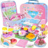 Tea Set for Little Girls,PRE-WORLD 50PCS Princess Tea Party Time Toy Including