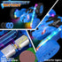 360 Car,2.4Ghz 4-8 Jimdella Remote Control Car,RC Cars with Sides Light Strip and Headlights,Double Sided Flips