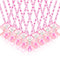 Remuuly 60 Pcs Baby Shower Pacifiers Necklace Cute Elephant Acrylic Pacifier Party