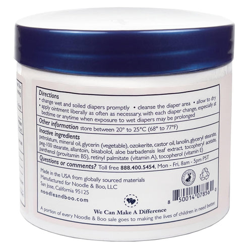 Noodle & Boo The Best Diaper Rash Ointment, Multi Purpose Baby Skin Care Zinc Oxide Ointment For Diaper Rash