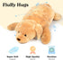Giant Stuffed Animal Dog, Plush Dog Body Pillow for Kids, Large Stuffed Dog, 35x15in, Brown