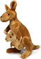 Ice King Bear Kangaroo Stuffed Animal, 12 Inches with Removable Joey Plush Toy