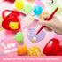 28 Packs JOYIN Valentines Day Gifts for Kids, Glow Mochi Squishy Toys with Heart Funny Valentines Day Cards for Kid