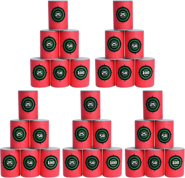 POKONBOY Soft Bullet Target, EVA Dart Target Compatible with Nerf Blasters for Kids