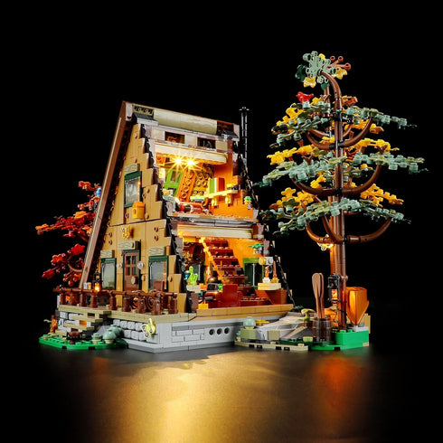 LIGHTAILING Light for Lego 21338 A-Frame Cabin - LED Lighting Kit Compatible with Lego Model Set