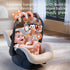 TUMAMA KIDS 0 3 6 9 12 TUMAMA Black and White Baby Stroller Arch Toys, Removable Spiral Hanging Rattle Toys, High