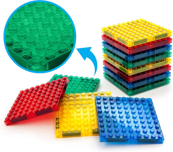 PicassoTiles Magnetic Brick Tiles STEM Building Block Set, Creative Magnetic Tiles Construction Toy Educational