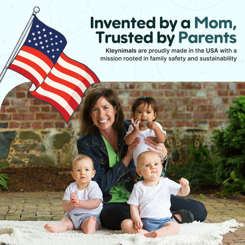 Made in USA Stainless Steel Toy Keys, Baby Rattle, Teether & Fidget Toy Heirloom Quality, Safe, Non-Toxic, BPA-Free