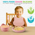 Generic 8-Piece Set Packaging SiliFun Silicone Baby Feeding Complete Infant Mealtime Kit with Suction Bowl, Divided