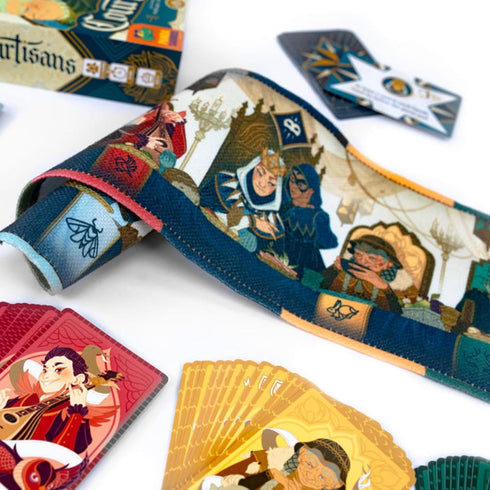8+, 2-5 20-30 Courtisans Card Game - Navigate Intrigue and Influence at The Queen's Banquet! Strategy Game, Fun Family