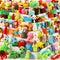 130Pcs Animal Erasers for Kids, Mini Pencil Erasers, Desk Pets Puzzle Erasers for Classroom Rewards and Prizes
